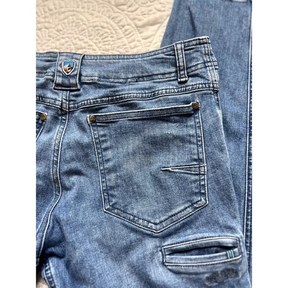 Mens Kuhl Denim Jeans Tapered Fit Size 32x32 Vintage Blue Outdoors Performance - Picture 7 of 9